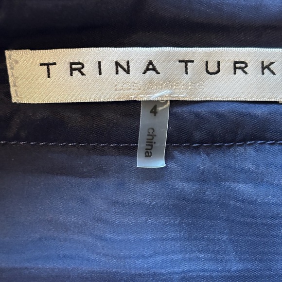 Trina Turk Colorful Striped Mini Skirt Womens 4 Summer Colorblock Preppy Office - Picture 4 of 6